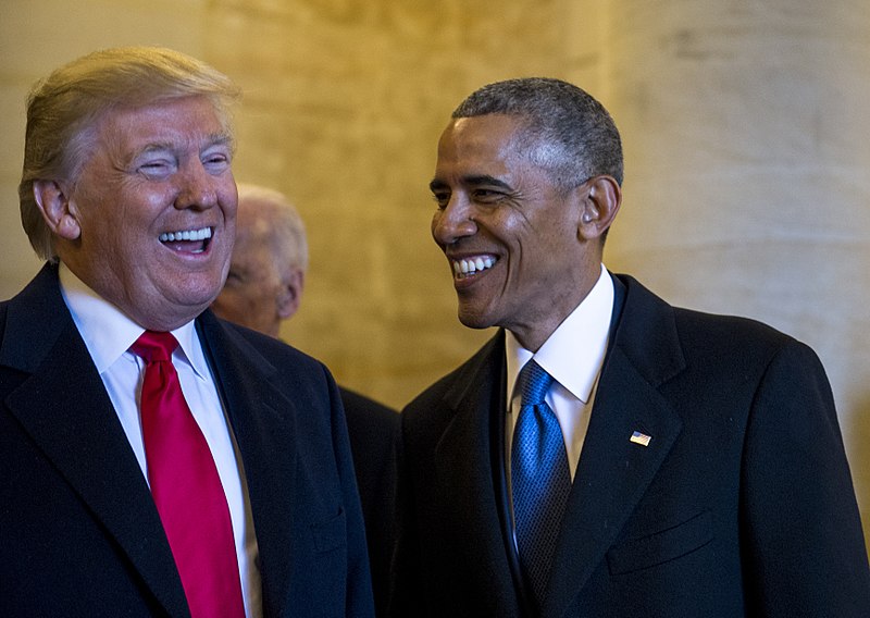 trump and obama